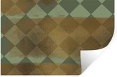 Muurstickers - Sticker Folie - Patroon - Goud - Blok - 60x40 cm - Plakfolie - Muurstickers Kinderkamer - Zelfklevend Behang - Zelfklevend behangpapier - Stickerfolie