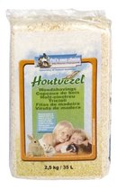 3x PET'S OWN CHOICE - zachthout strooisel - 2,5kg/35L