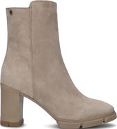 Notre-V 04-241 Enkellaarsjes - Enkelboots met rits - Dames - Taupe - Maat 38