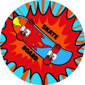 suikerleven skateboard doming sticker geschikt voor freestyle libre sensor 1 & 2