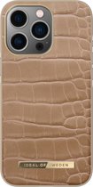 iDeal of Sweden iPhone 13 Pro Backcover hoesje - Atelier Case - Camel Croco