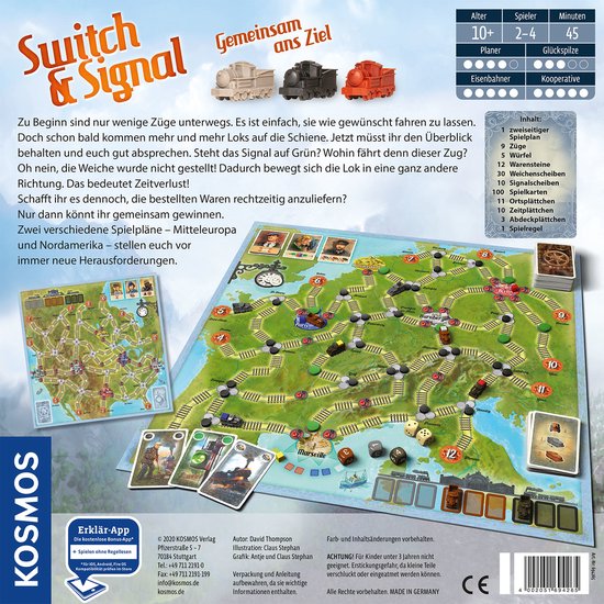 Afbeelding van het spel Kosmos Switch & Signal Board game Travel/adventure