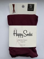 Happy Socks - Panty - Maat S - Rood - Effen