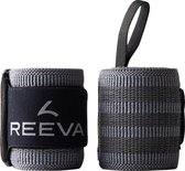 Reeva Wrist Wraps Silver (ultra fiber) - Wrist Wraps geschikt voor Fitness, Crossfit en Krachttraining - Wrist Wraps voor Heren en Dames
