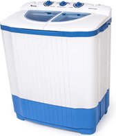 Mobiele Kleine Wasmachine Met Centrifuge & Filter - voor 3.5kg kleding - Makkelijk te verplaatsen