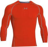 Under Armour - Sportkleding - Heatgear - HG Compressie Shirt - Lange Mouw - Oranje - XX-Large