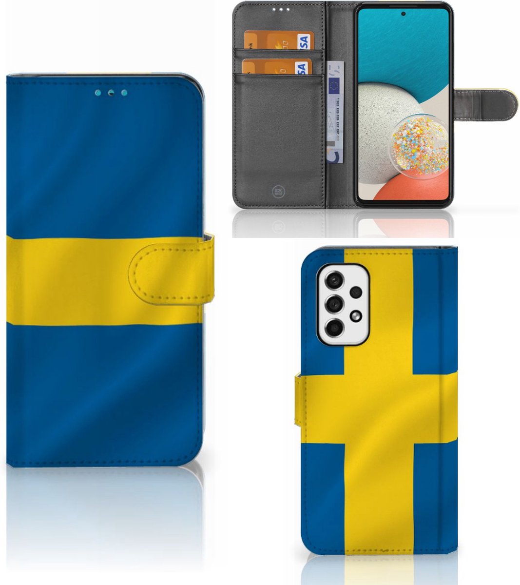 Samsung Galaxy A53 Bookstyle Case Zweden