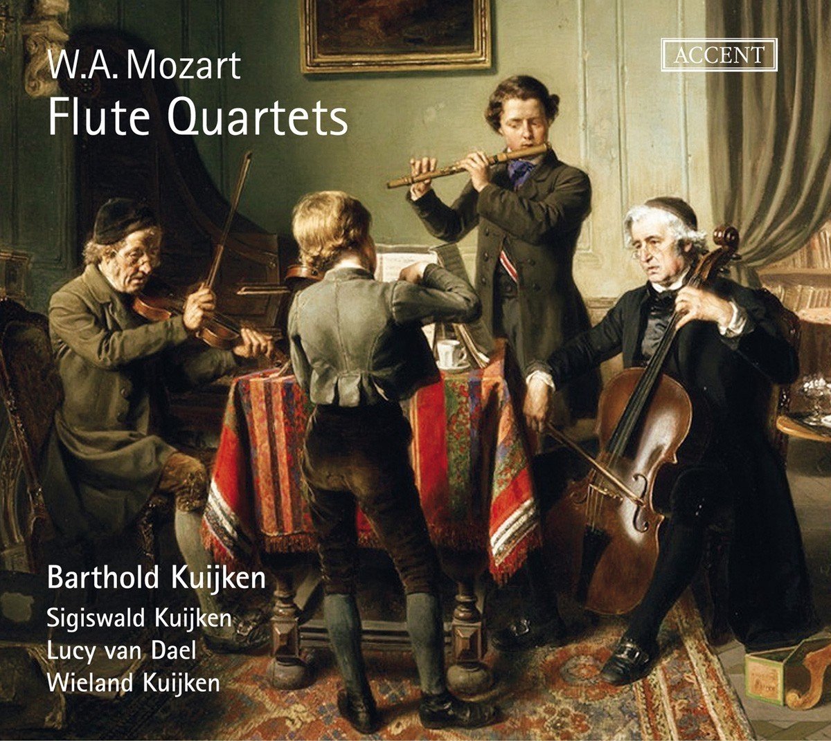Barthold Kuijken & Sigiswald Kuijken & Lucy Van Dael & K - Mozart: Flute Quartets (CD)