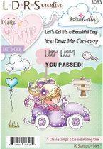 Mini Winnie Let's Go Clear Stamps & Co-Ordinating Dies (PD176)