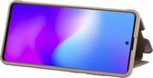 Goud hoesje Samsung Galaxy A71 - Book Case (A715F)