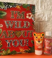 Geschenkset Wild about you | Valentijn cadeautje voor hem/haar