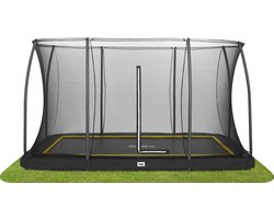 Salta Comfort Edition Ground - inground trampoline met veiligheidsnet - 366 x 244 cm - Zwart