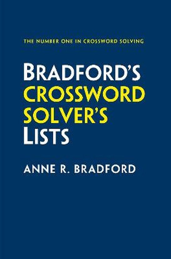 Boek cover Bradfords Crossword Solvers Lists van Anne R. Bradford (Paperback)