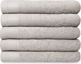 Nina Hotelkwaliteit badhanddoeken [5-stuks] 60 x 110 Grijs