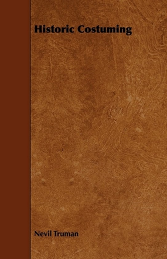 Historic Costuming - cover