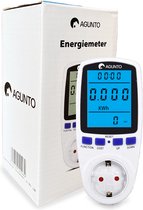 Agunto - Energiemeter -  Elektriciteitsmeter - Energiekostenmeter - Stroommeter - Milieuvriendelijk - Wit