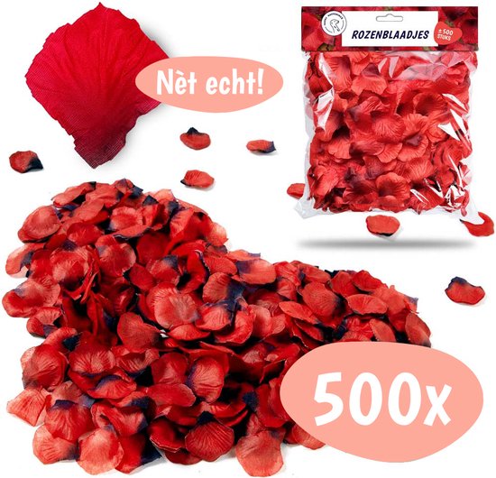 Rode Rozenblaadjes – 500 Neppe Blaadjes