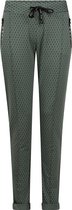 Zoso Broek Glory 221  Green Black 1250 0000 Dames Maat - L