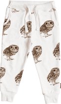Snurk - Broeken voor kinderen - Night Owl Pants - Wit  - Maat 68EU