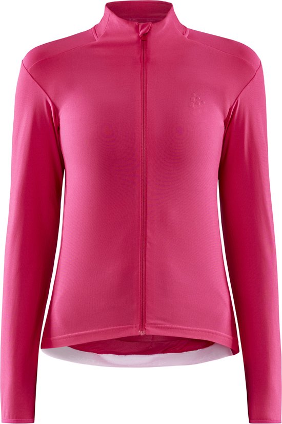 Craft Adv Essence Jersey lange mouw - Fietsshirt - XS - Dames - Roze