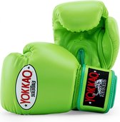 Gants de boxe Yokkao Matrix - Cuir - Zeste de citron vert - Vert citron - 12 oz