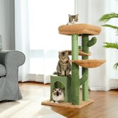 Leuke CatCus Kattenkrabpaal met Kattenmand - Woestijn thema