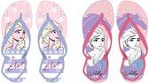 Roze teenslippers van Disney Frozen maat 24/25