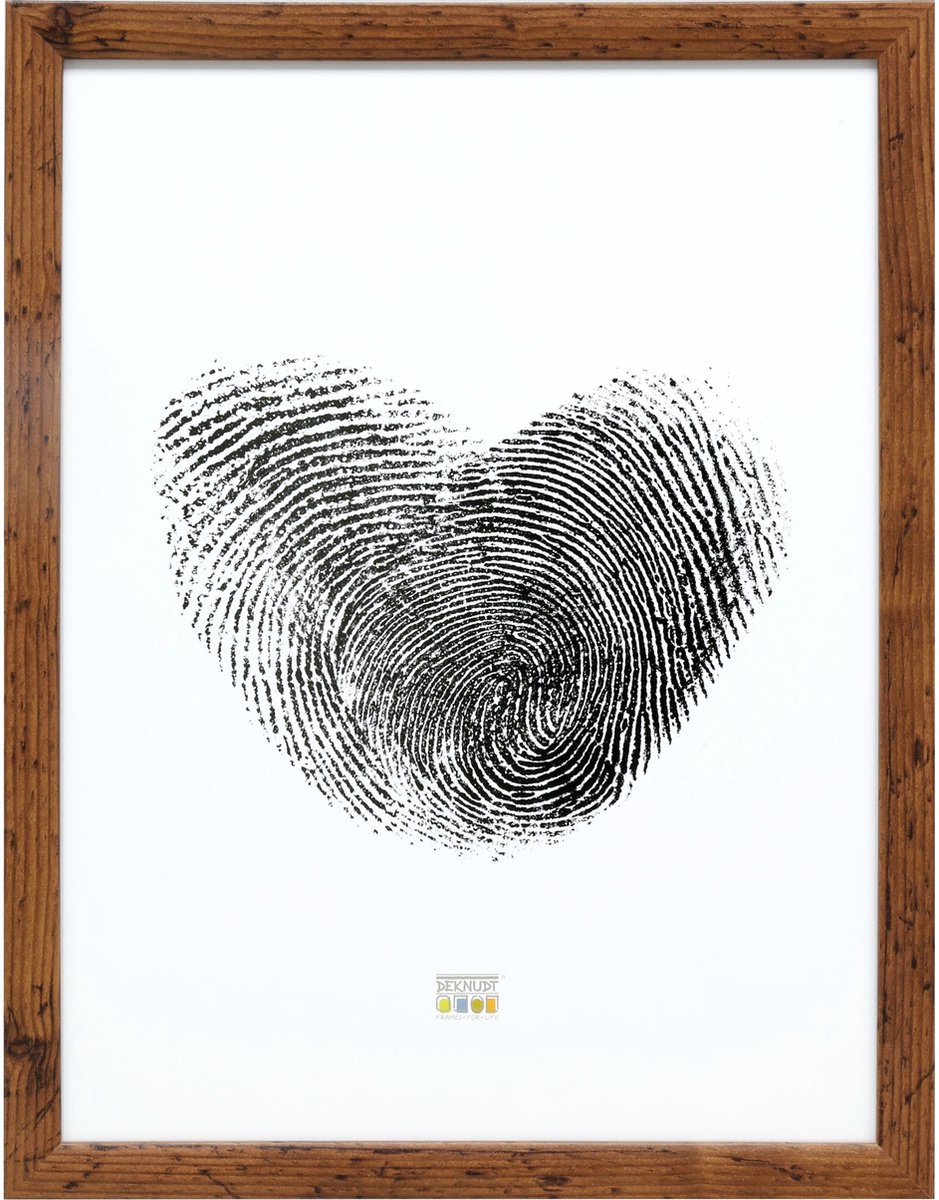 Deknudt Frames fotolijst S54SH9 - bruine houtkleur - hout - 40x50 cm