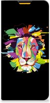 Book Case Geschikt voor Samsung Galaxy M52 Smart Cover Lion Color