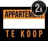 Affiches/ posters "Appartement Te Koop" | A3 formaat | 42 x 30 cm | 2 stuks | For sale | Poster | Immo | Flat verkopen | Vastgoed
