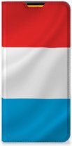 Telefoon Hoesje Geschikt voor Samsung Galaxy M52 Flip Cover Luxemburgse Vlag