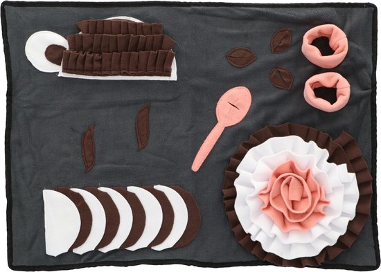 Adori Snackmat Coffee Multi-Color - Hondenspeelgoed - 70x50 cm