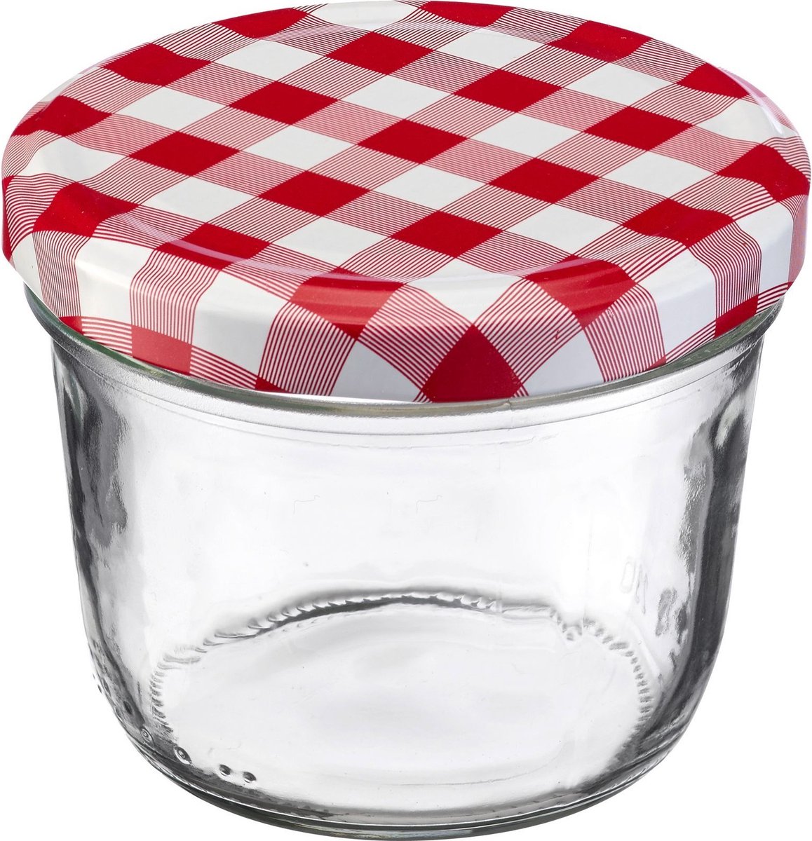 Westmark 6 worstpotten/potten met draaideksel, rond, vulvolume: 230 ml, ø 82 mm, glas, 66502270