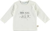 Babylook T-Shirt Papa + Mama Offwhite