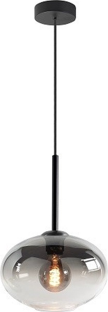 Highlight Hanglamp Zwart Smoke Bellini Ø 26cm 1 Lichts