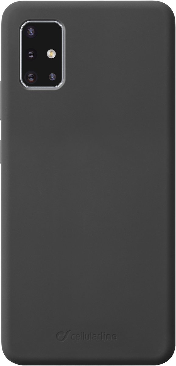 Cellularline - Samsung Galaxy A51, hoesje sensation, zwart