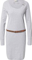 Ragwear jurk montana Grijs Gemêleerd-L (40)