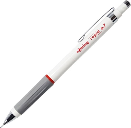 rOtring 600 vulpotlood 0,5 - 0,7mm zilverkleur - Het Noteerhuis