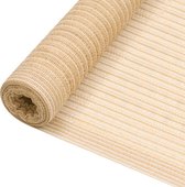 vidaXL Privacynet 75 g/m² 1,5x50 m HDPE beige