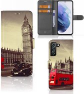 Mobiel Bookcase Geschikt voor Samsung Galaxy S22 Plus Smartphone Hoesje Londen