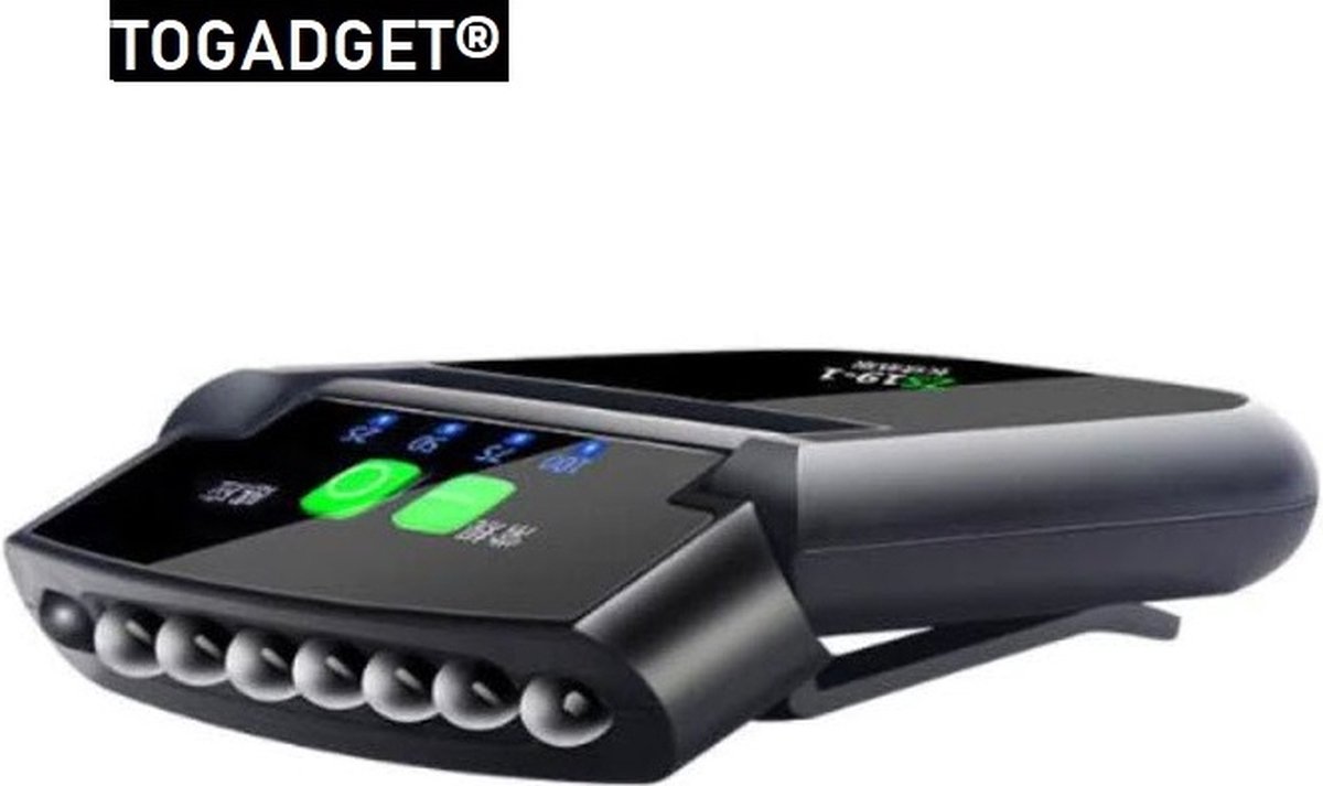 Togadget® - Verstelbare koplamp - fietslamp - 6 led - USB Oplaadbare Sensor, schakelbaar met hand bewegen, Cap- Hoed - Clip - Lamp - Waterdicht - IP6 Koplamp - Zaklamp - ingebouwde oplaadbare batterij