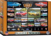 Eurographics puzzel American Cars of the 1960s - 1000 stukjes