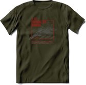 F-15 Vliegtuig T-Shirt | Unisex leger Kleding | Dames - Heren Straaljager shirt | Army F16 | Grappig bouwpakket Cadeau | - Leger Groen - M