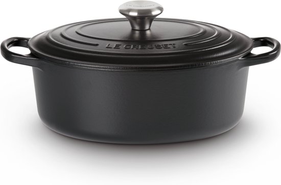 Le Creuset Signature Braadpan - 7,5 liter - 33 cm - Zwart