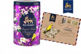 Richard Thee - Royal Bird and Love Collectie - Set van 9 - Theecadeau - losse zwarte thee - cadeau voor vrienden - cadeau voor ouders