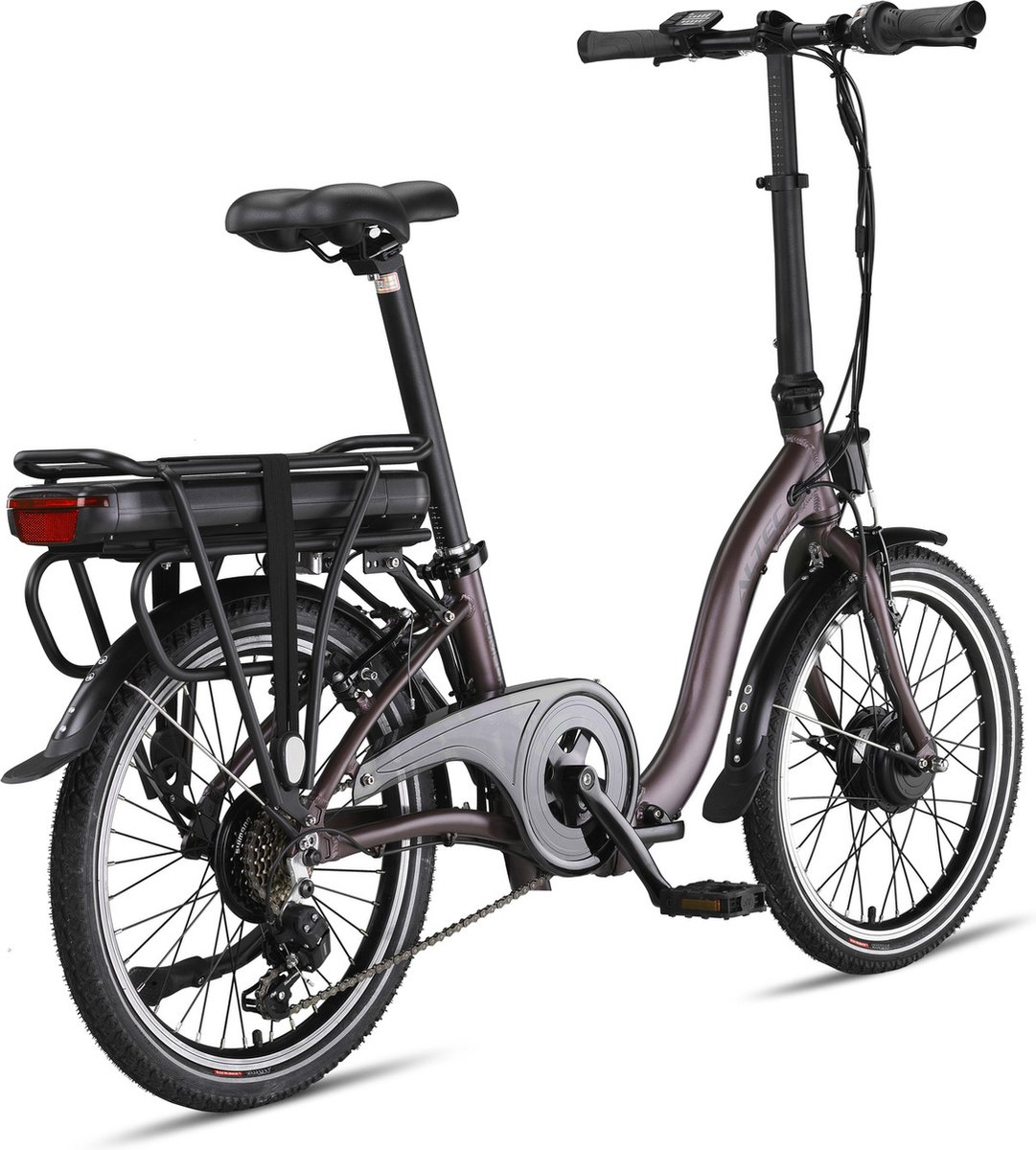 Altec Comfort E-bike Vouwfiets 20 inch 7v Terra Brown | bol.com
