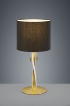 Trio Nandor - Tafellamp Modern  - Goud - H:62cm - Ø:30cm - Universeel - Voor Binnen - Metaal - Tafellampen - Bureaulamp - Bureaulampen - Slaapkamer - Woonkamer - Eetkamer