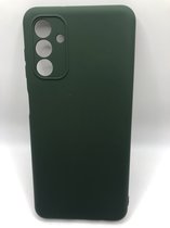 Hoogwaardige Siliconen back cover case - Geschikt voor Samsung Galaxy A13 5G / A04s - TPU hoesje Groen - stevig back cover