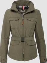 Parka khaki met riem en kap 320470 3493 14