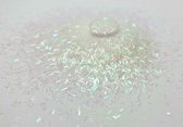 Glitters | White Tinsel 10gr. | Hobby-glitters | Nail & Body-art | Epoxy-art | Slijm-projecten | Decoratie